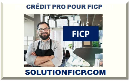 CRÉDIT PROFESSIONNEL POUR FICP